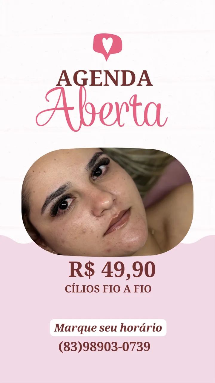 Promoção cílios 