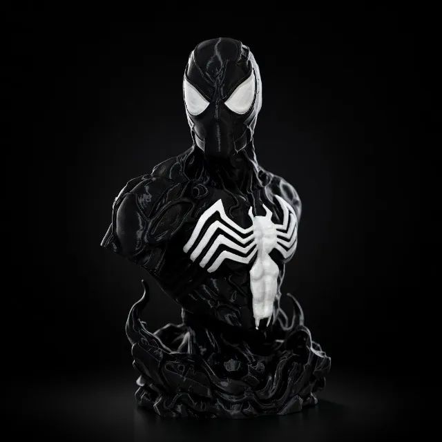 Busto Homem-Aranha Simbionte Venom 15cm