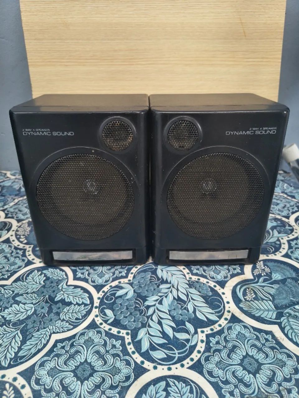 Par de Caixas Acústicas Dynamic Sound 2 Way 4 Speaker