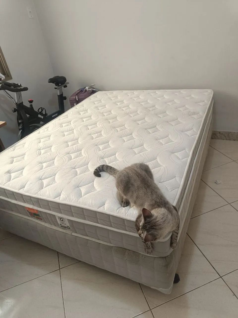 Cama box casal colchão molas  smart balance BF colchões  - Foto 4