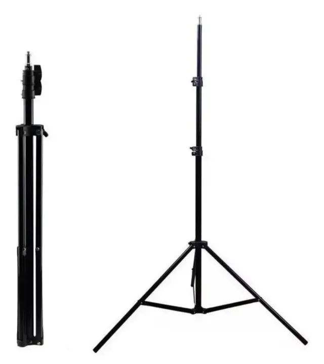 TRIPÉ PARA ILUMINAÇÃO PARA LED, FLASH OU RING LIGHT - 2MTS