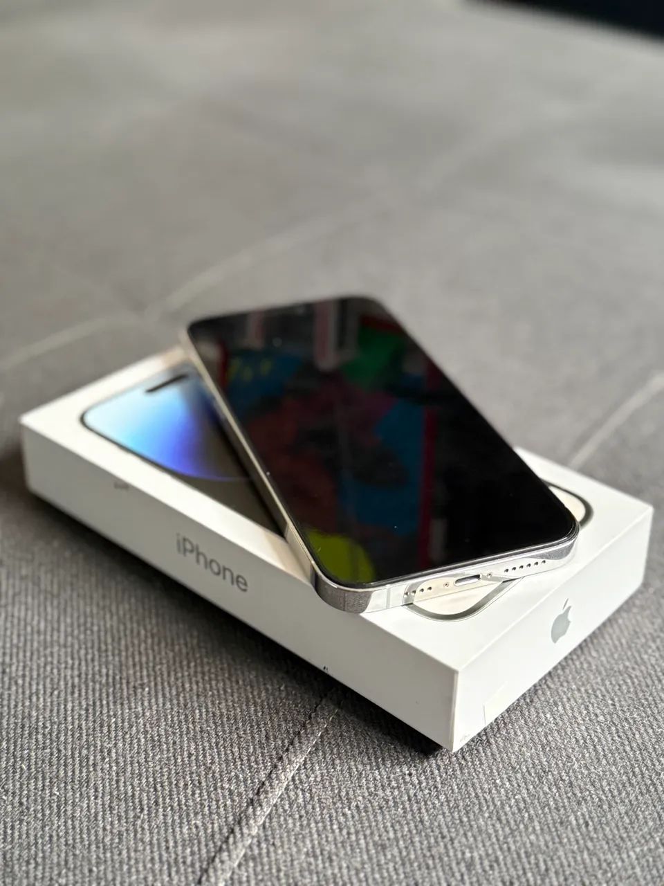 iPhone 14 Pro Max - Prateado - 256GB - Celulares e Smartphones