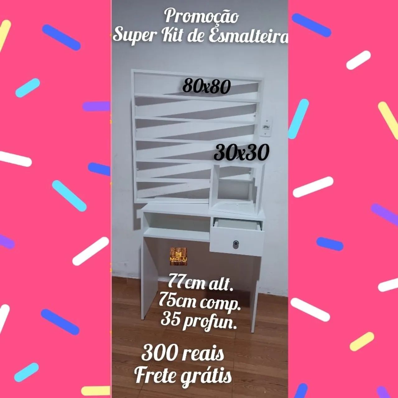 Promoção super kit de esmalteira 