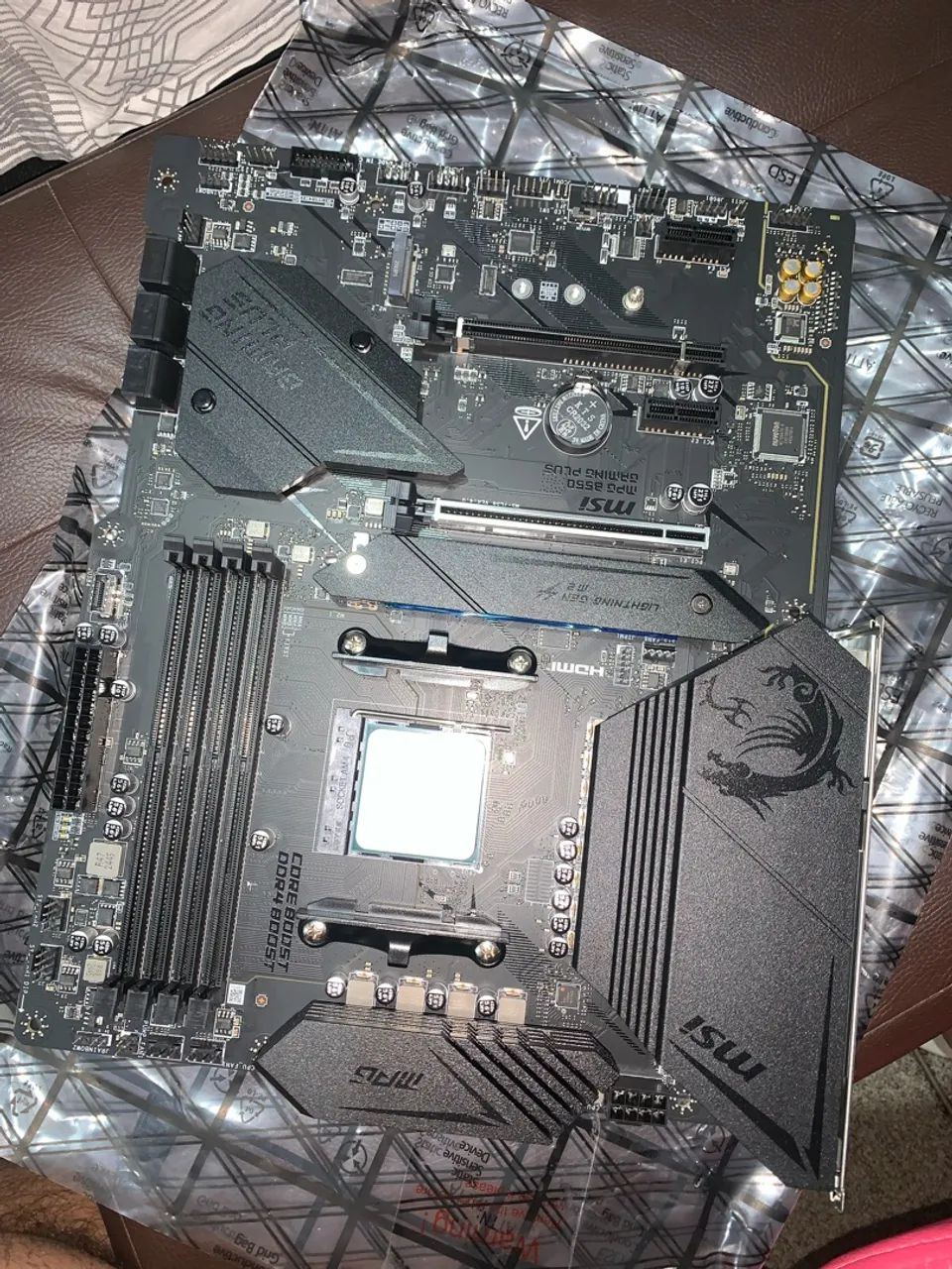 Placa mãe B550m MSI GAMING PLUS Am4 - Foto 5