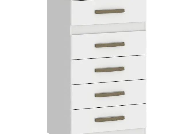 Comoda Malta Co250 5g C/ Pe - Branco - Foto 3
