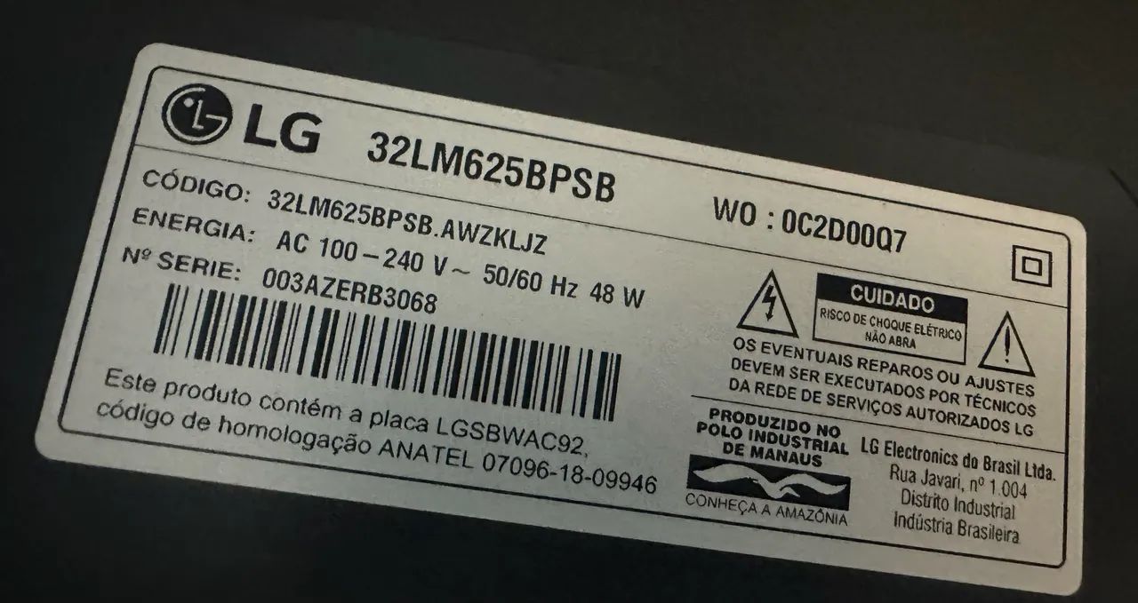 Smart LG 32 polegadas web os - Foto 3