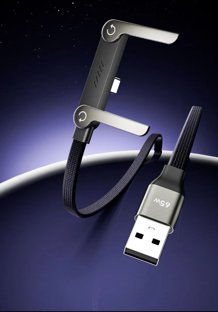 Cabo de carregamento com suporte para smartphone - Foto 2