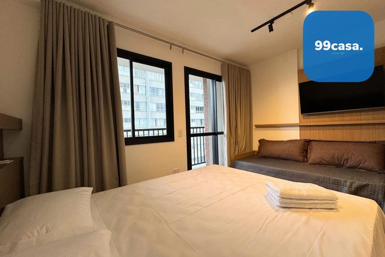 Studio mobiliado à venda no Centro de Curitiba | Pronto para Airbnb | 1 vaga | Ibiza Uniqu - Foto 5