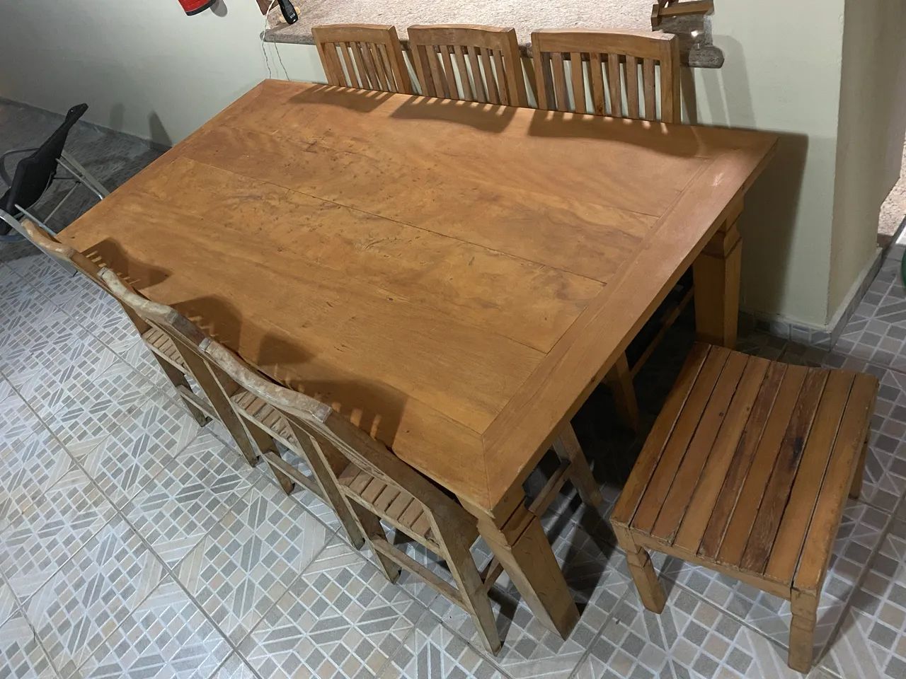 Mesa Madeira 8 Lugares