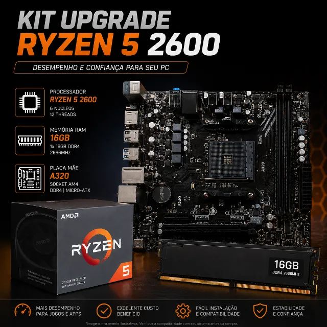 Kit Upgade Ryzen 5 2600