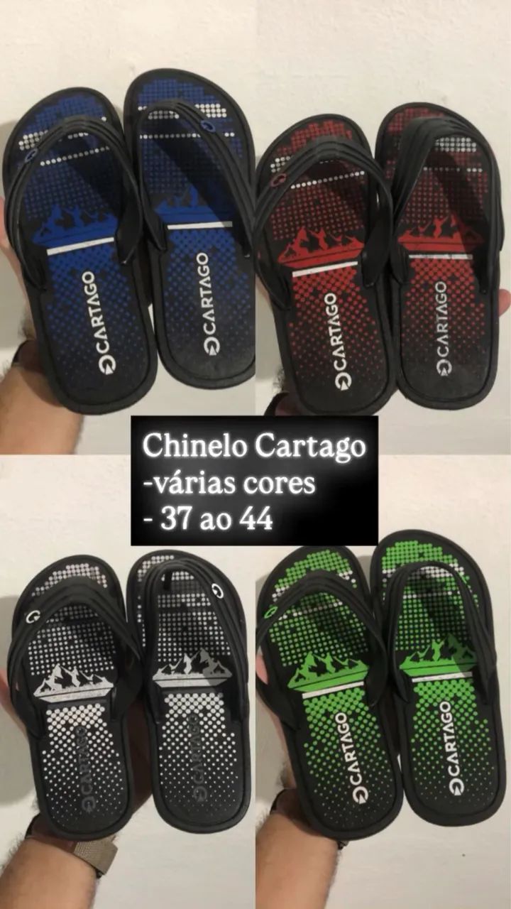 Chinelo masculino na promoção 