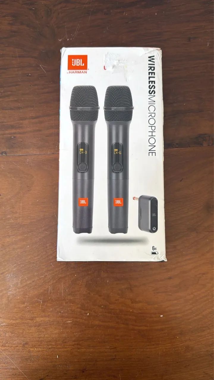 Microfone wireless JBL a pilha  - Foto 3