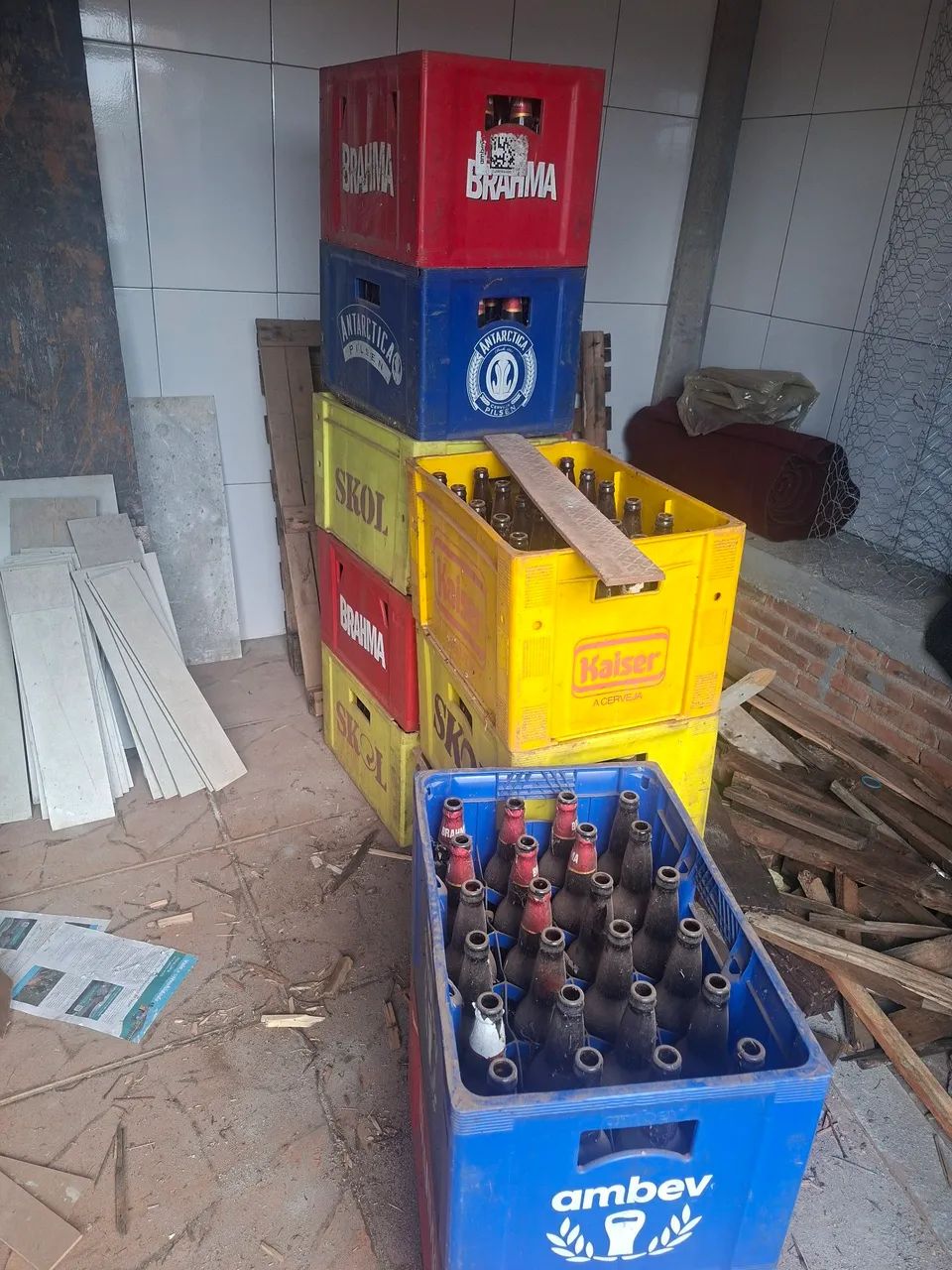10 ENGRADADOs DE CERVEJA 600ml
