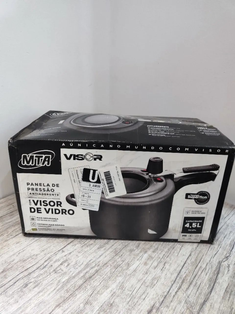 PENELA DE PRESSÃO COM VISOR