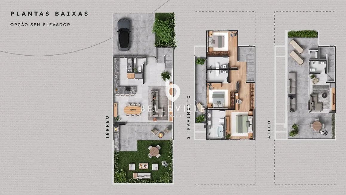 CASAS COM 3 SUÍTES EM CONDOMÍNIO NO CAMPO COMPRIDO - Foto 12