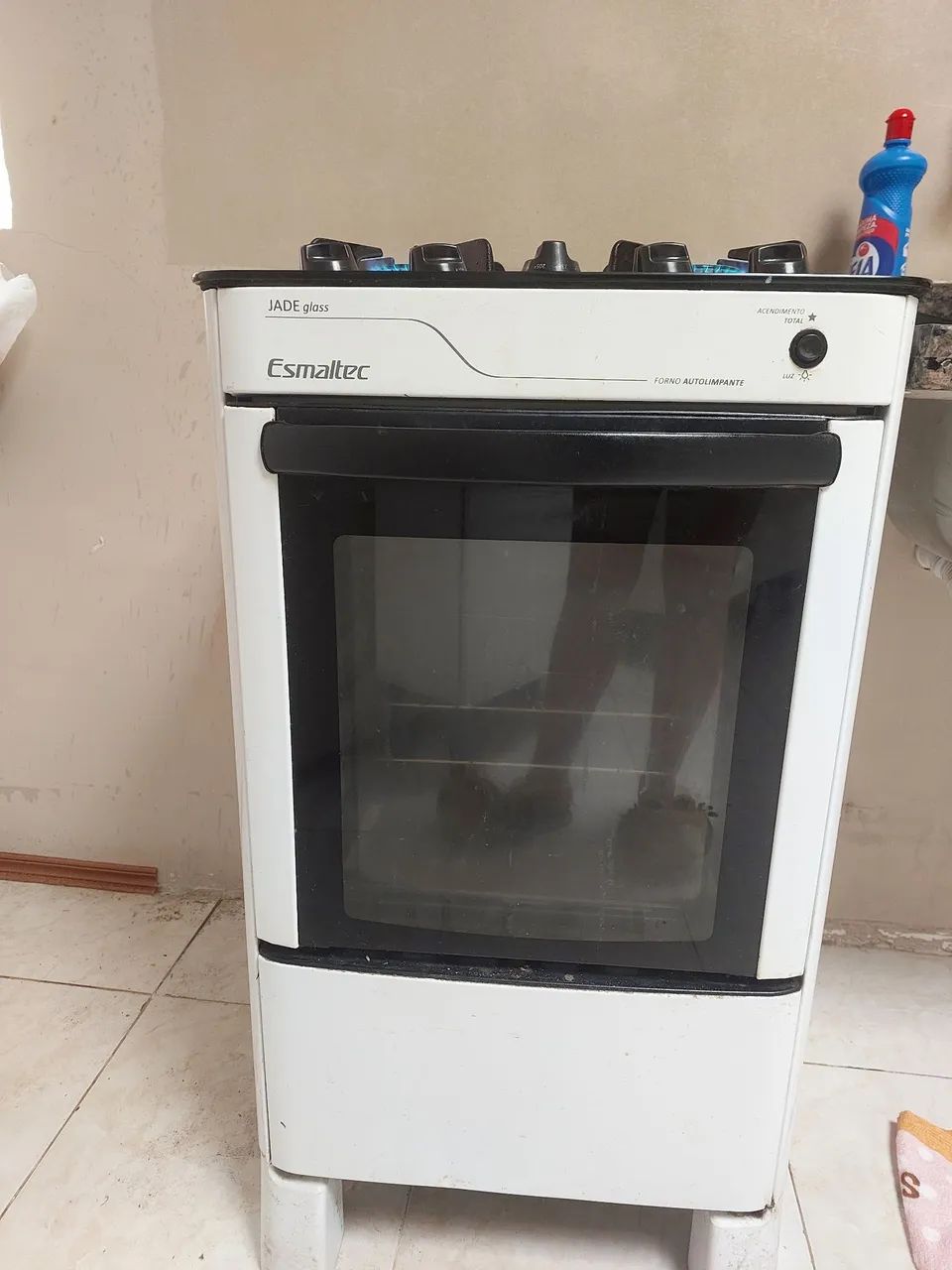 Fogão esmaltec 4 bocas - mesa de vidro - Foto 2