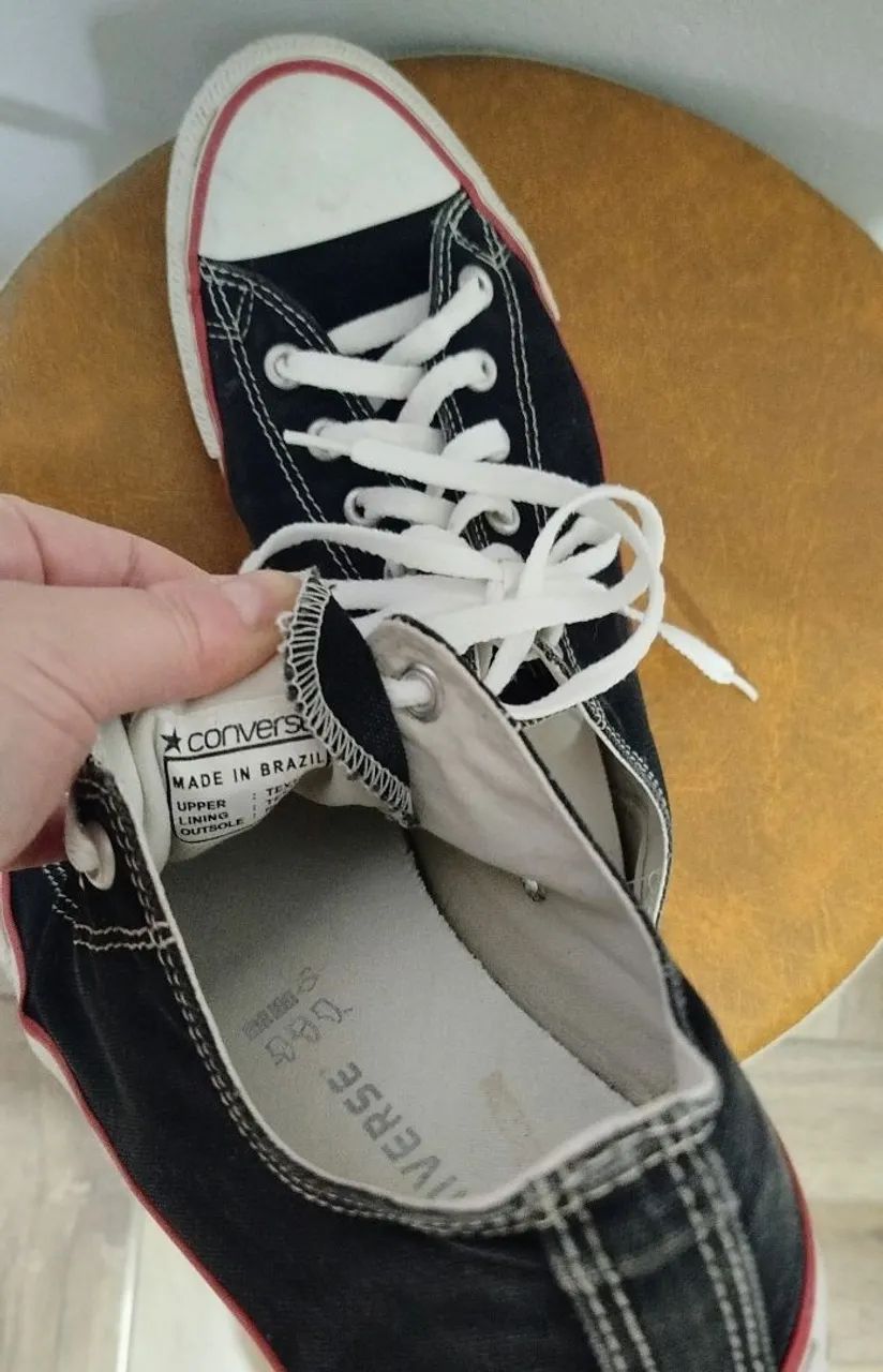 Tênis Converse All Star preto - n.39 - Foto 4