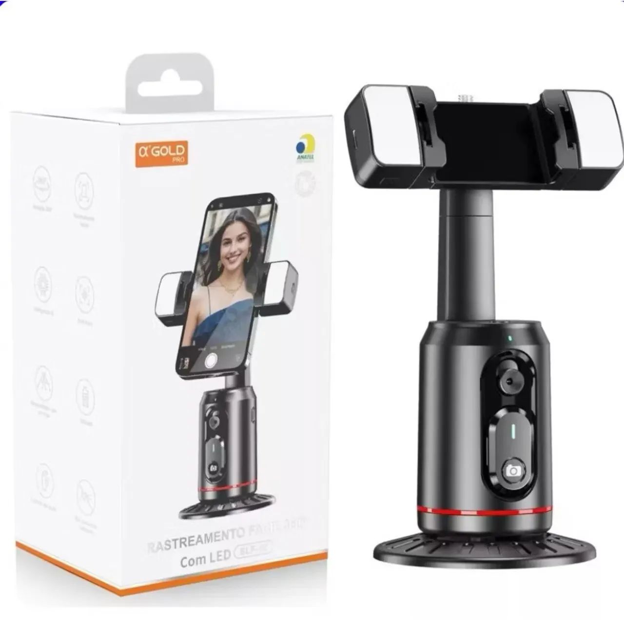 Suporte de mesa com rastreamento facial e Led - Foto 5