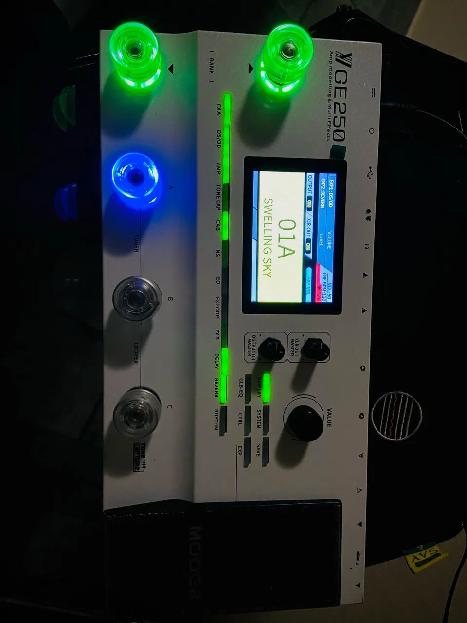 MOOER GE250 PROFISSIONAL | ESTADO DE NOVA | R$ 2.000