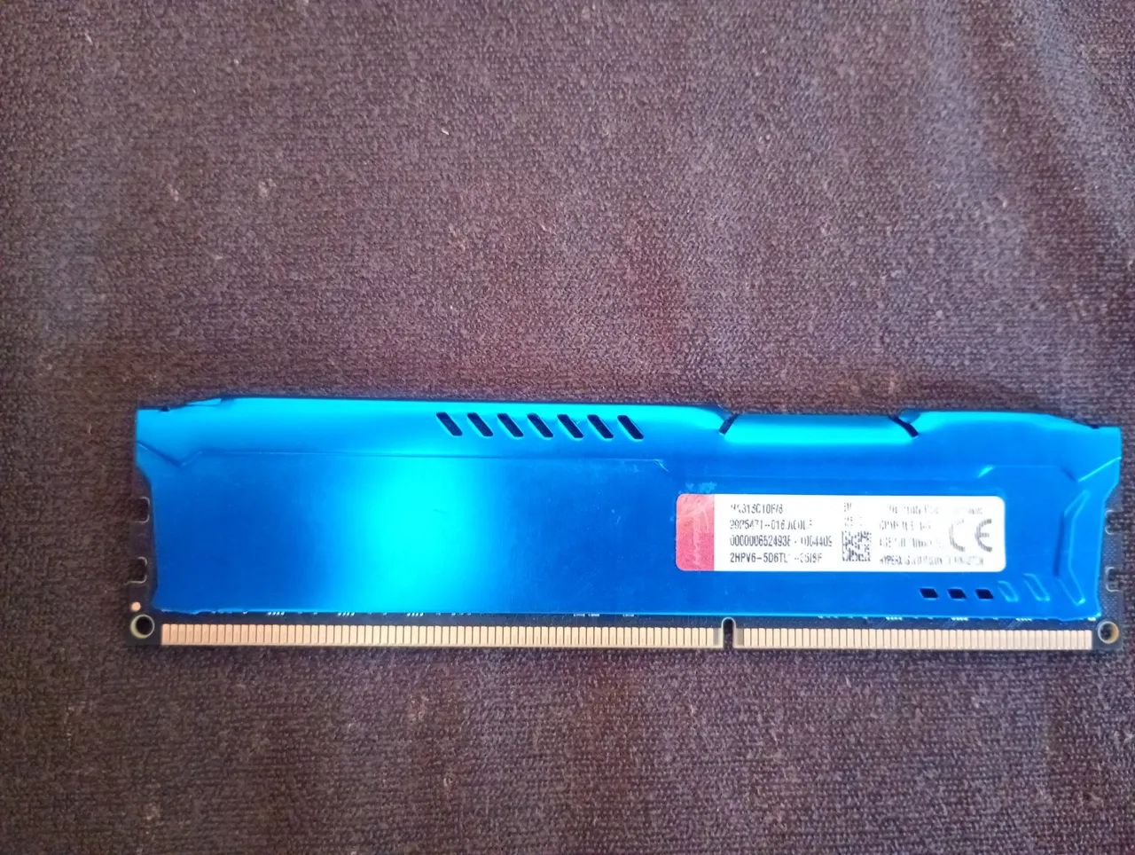 Memória RAM Kingston 8GB DDR3 Azul - Funcionando - Foto 3