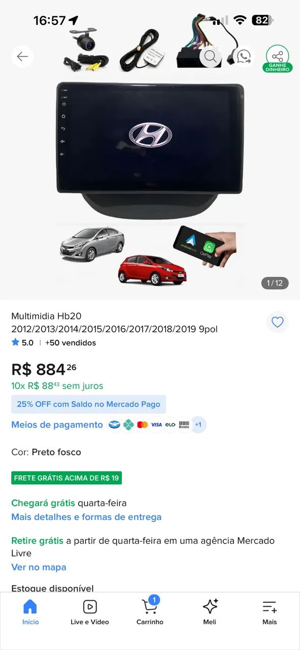 Multimídia hb20 2012 a 2019 - Foto 5