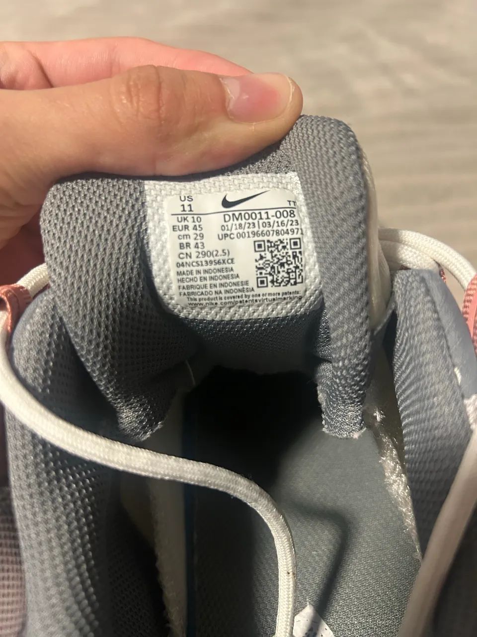 Air max 95 cinza e branco red stardust TAM:43 - Foto 4