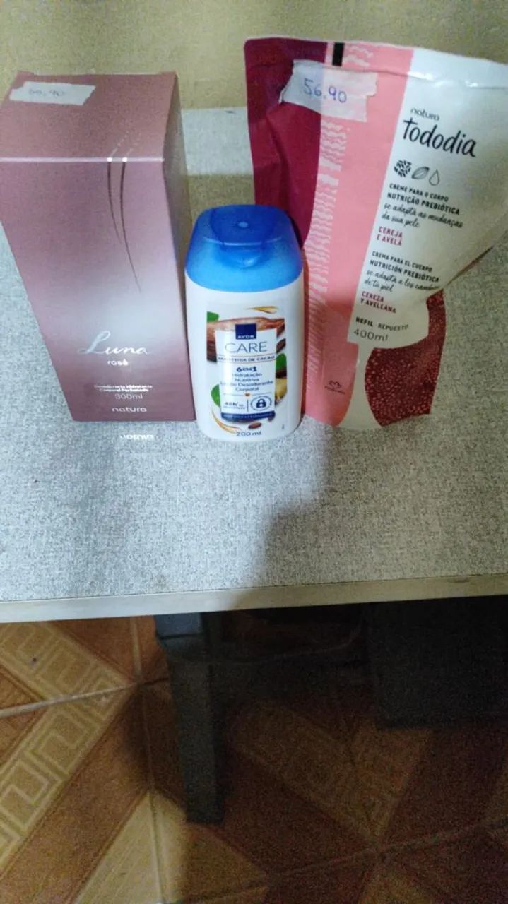 Creme de pele  os 3 por 100