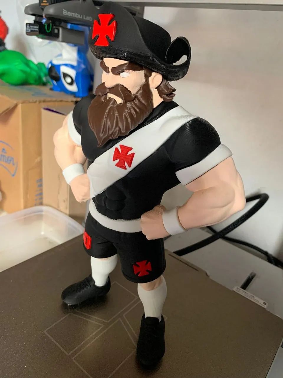 Mascote Vasco da Gama - 22cm - Peça Exclusiva - Pronta Entrega  - Foto 4