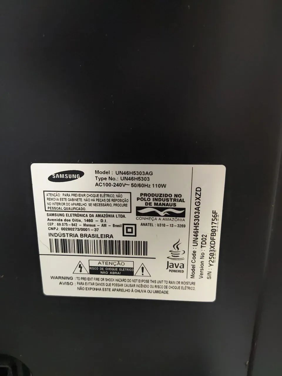 Televisão Samsung 46'' - Foto 2