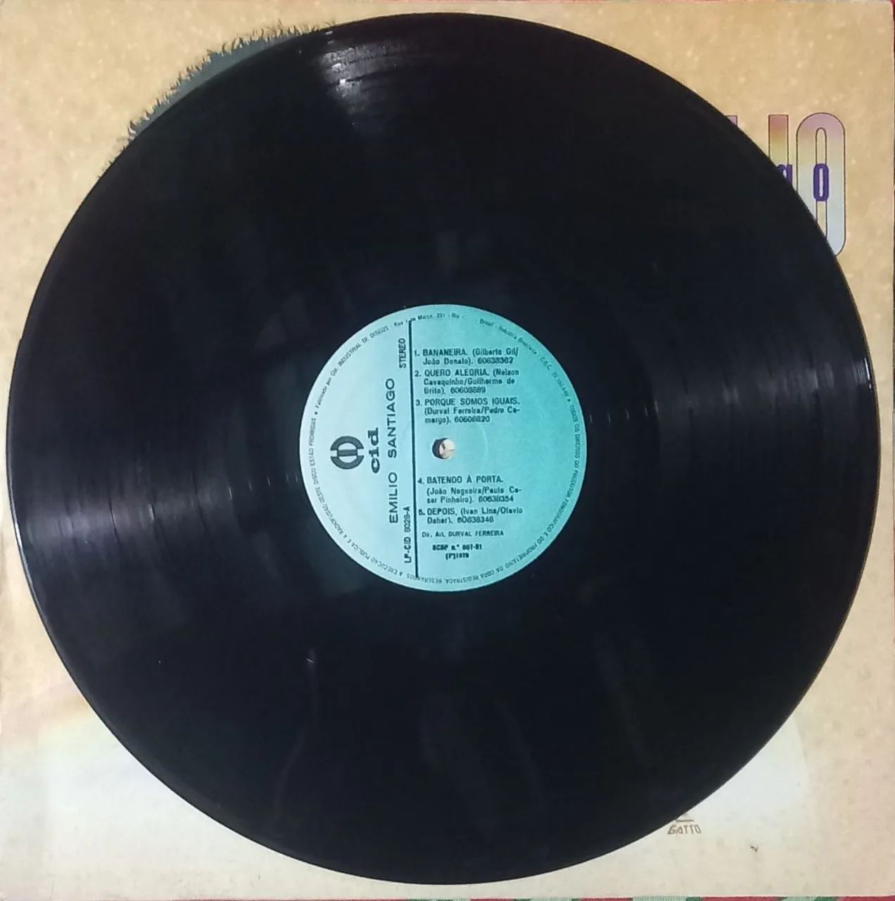 VENDO LP DISCO VINIL EMÍLIO SANTIAGO 1978 - Foto 4