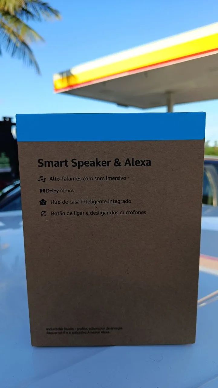 Echo Studio com Alexa. NOVO, CAIXA LACRADA 