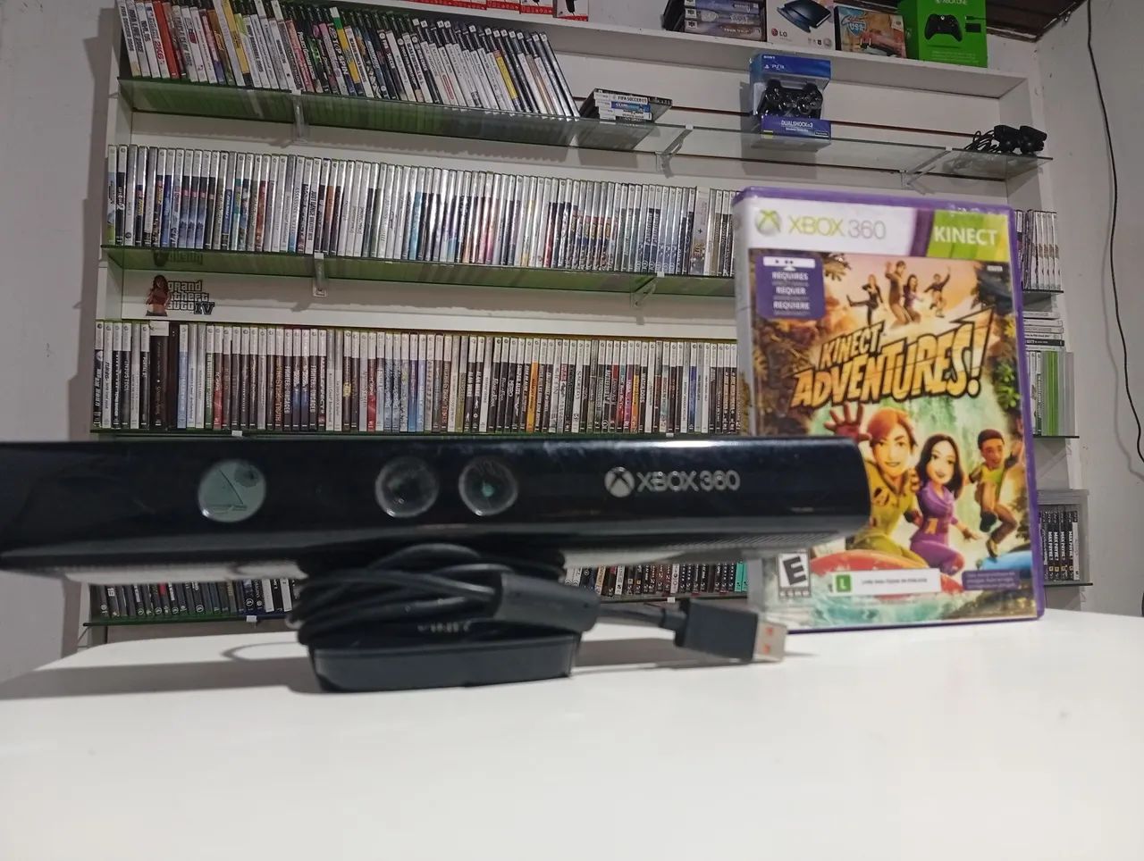 Kinect para Xbox 360 com jogo Kinect adventures original  - Foto 2