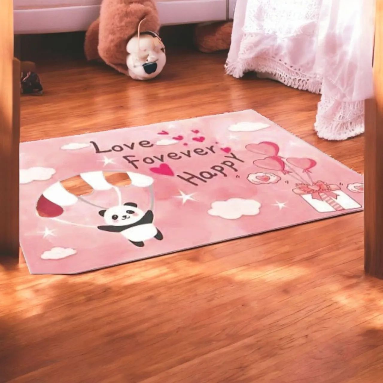 Carpete infantil rosa
