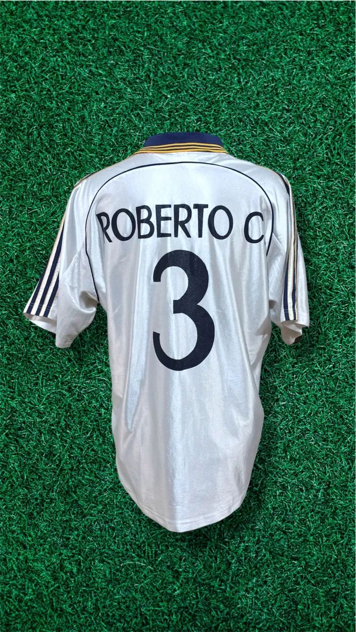 Camisa do real Madrid anos 90 1997 1998 - Foto 2