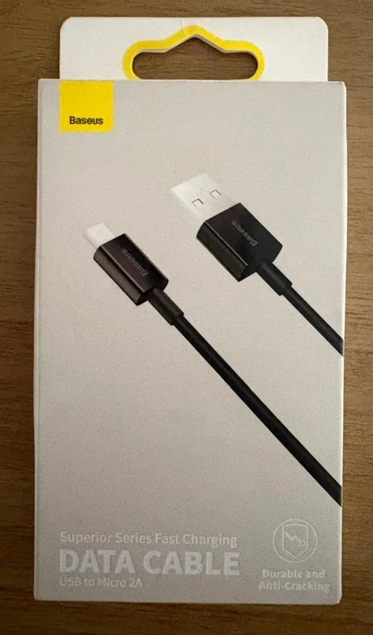 Cabo Baseus Superior Series USB para Micro USB V8 2A 1 Metro