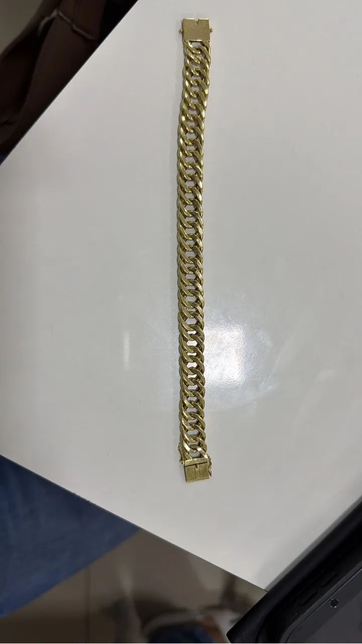 Pulseira de ouro 18k 21g - Foto 3
