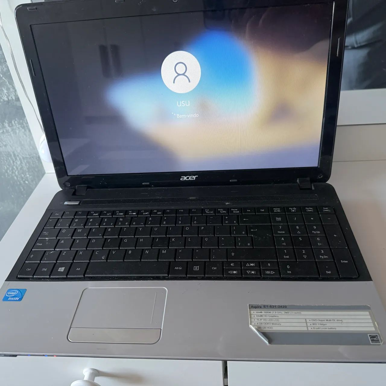 Notebook acer 