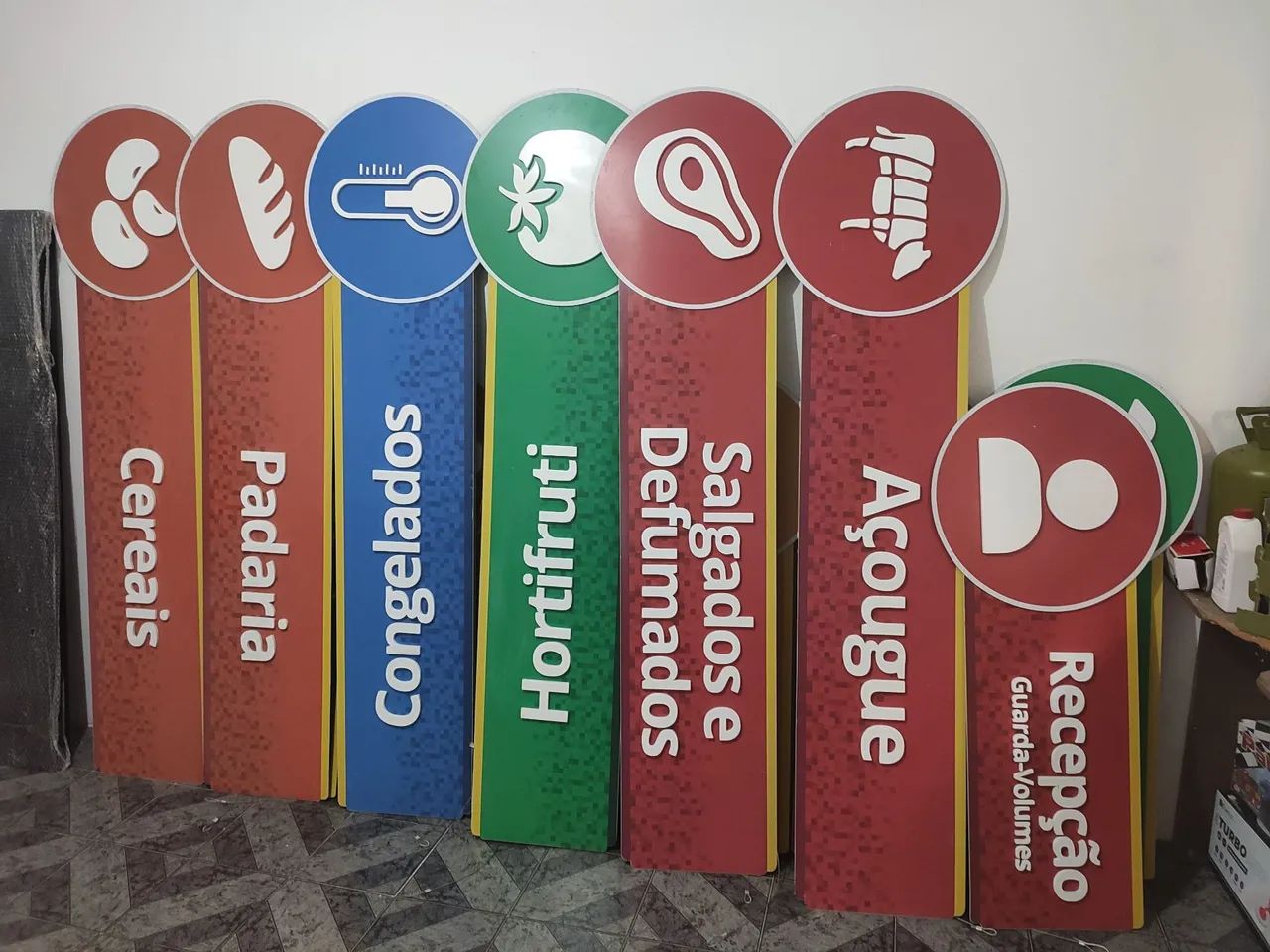 Placas de comunicação para supermercado  - Foto 3