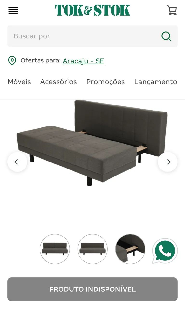 Sofá cama Tok STOK - Foto 4