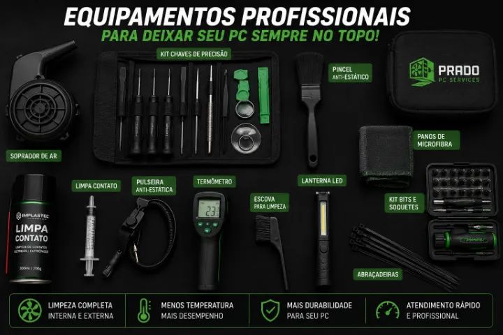 ? LIMPEZA DE PC GAMER | A PARTIR DE R$ 70 ? - Foto 2