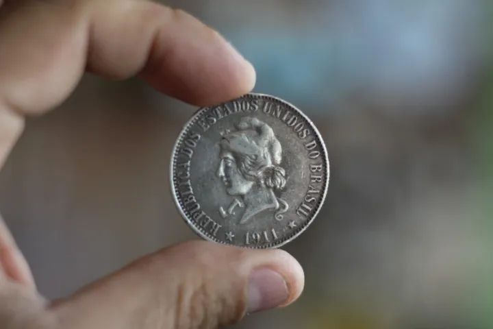 2.000 mil réis e 1.000 réis em prata 900 - Foto 4