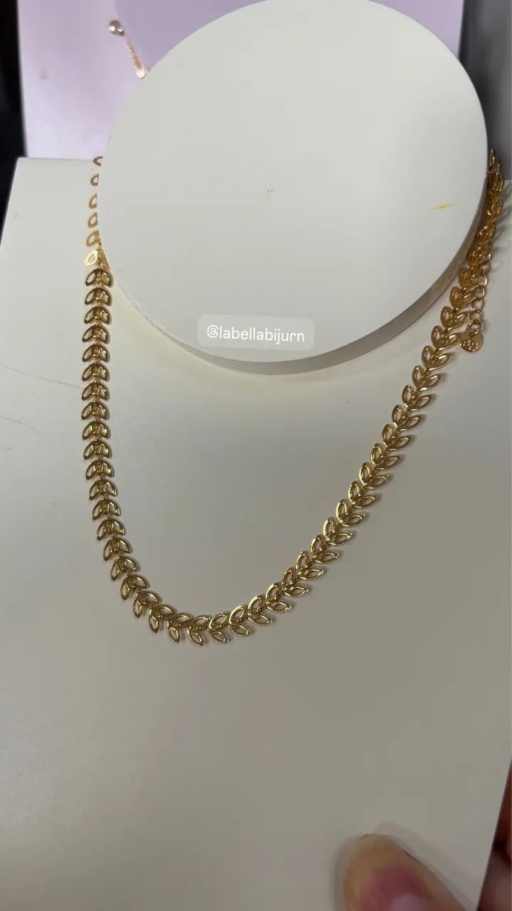 Choker Semijoia magnífica 