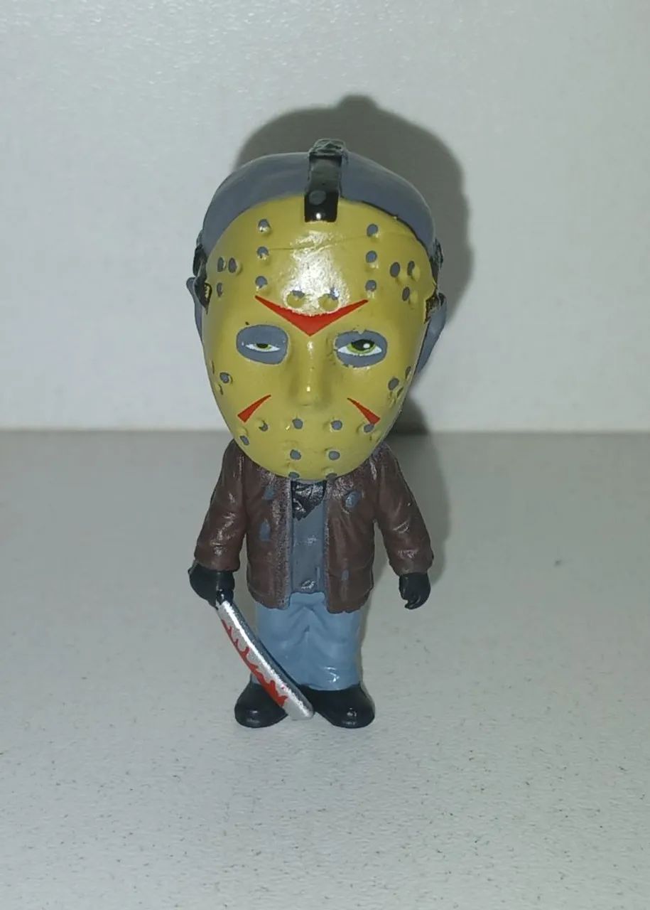 BONECO MINIATURA MINI TERROR JASON VOORHEES