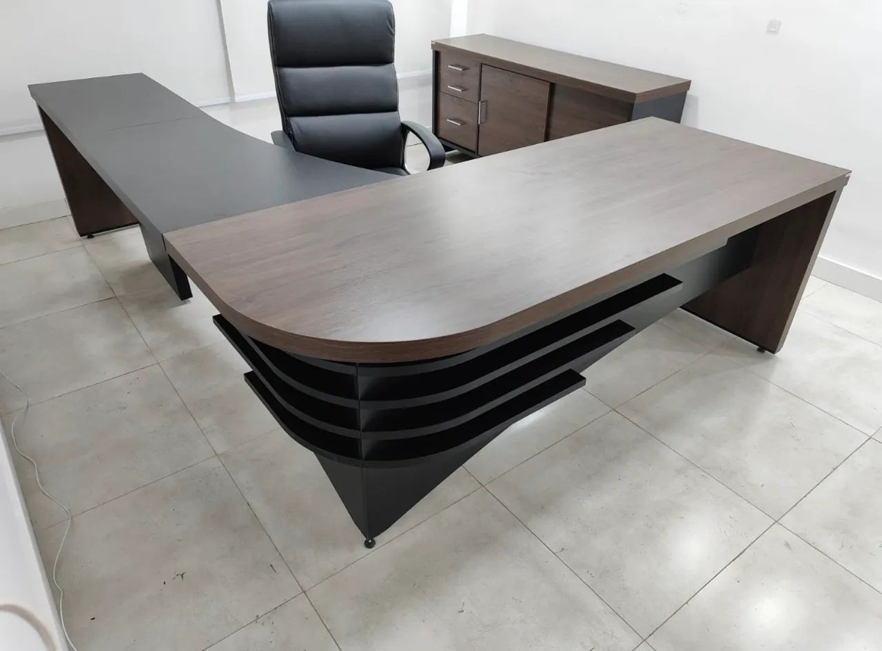 Mesa Presidente Premium + Móvel Auxiliar Executivo | Estado de Zero - Foto 5