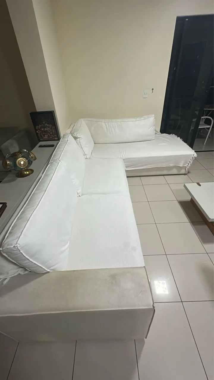 Sofá em L grande