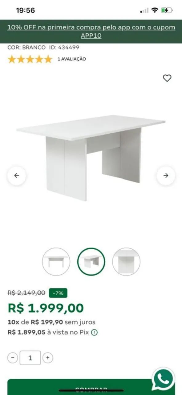 Mesa tokstok 