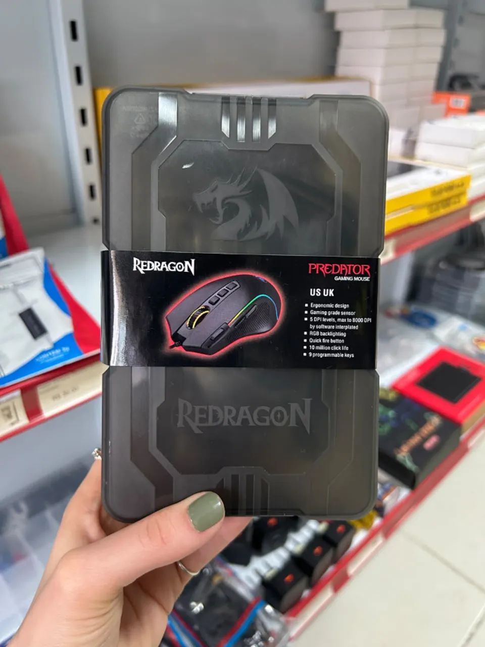 Mouse Gamer Redragon Predator RGB 