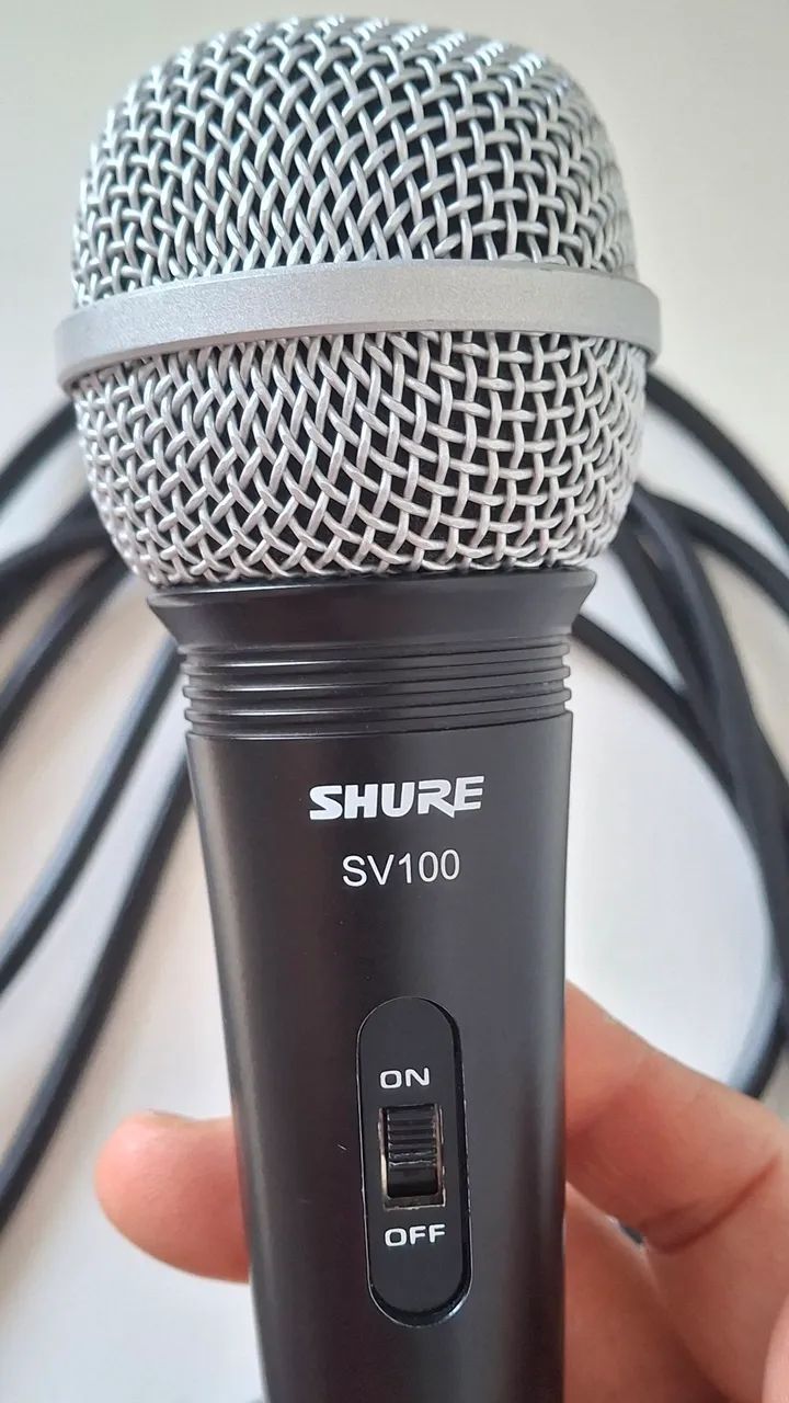 Microfone Shure SV100 IMPECÁVEL 