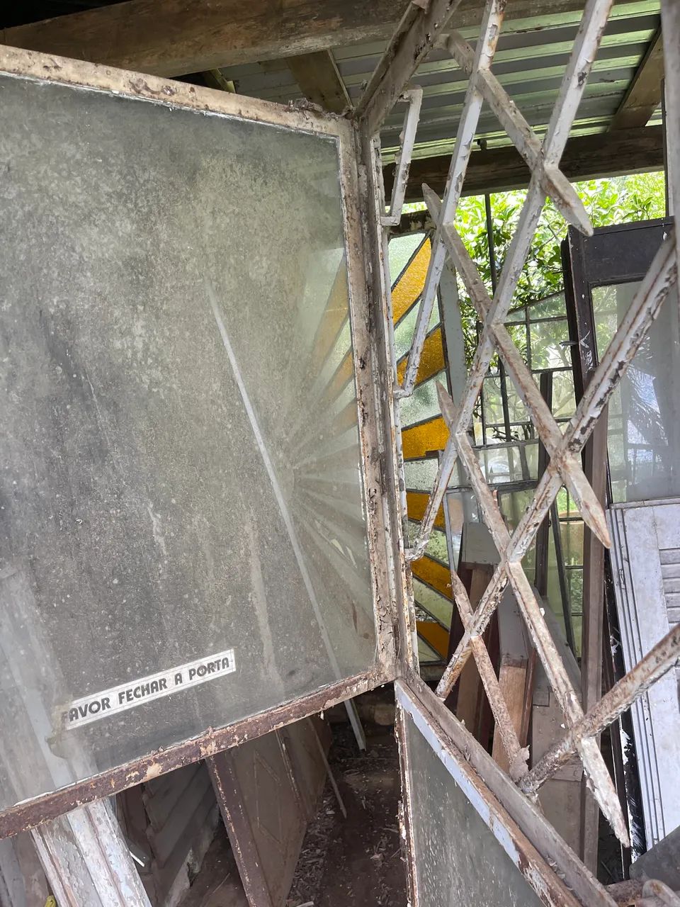 Porta antiga de ferro  - Foto 6