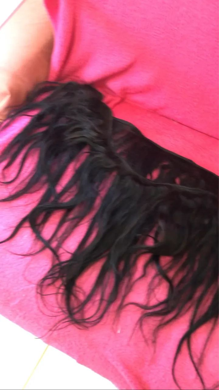 Cabelo humano telado ,tela de 2metros 50/55cm - Foto 5